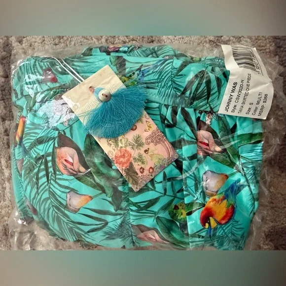 Johnny Was Taina Skirted One Piece Swimsuit - Picture 5 of 5